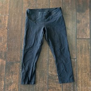 Lululemon Wunder Under Cropped Black Leggings